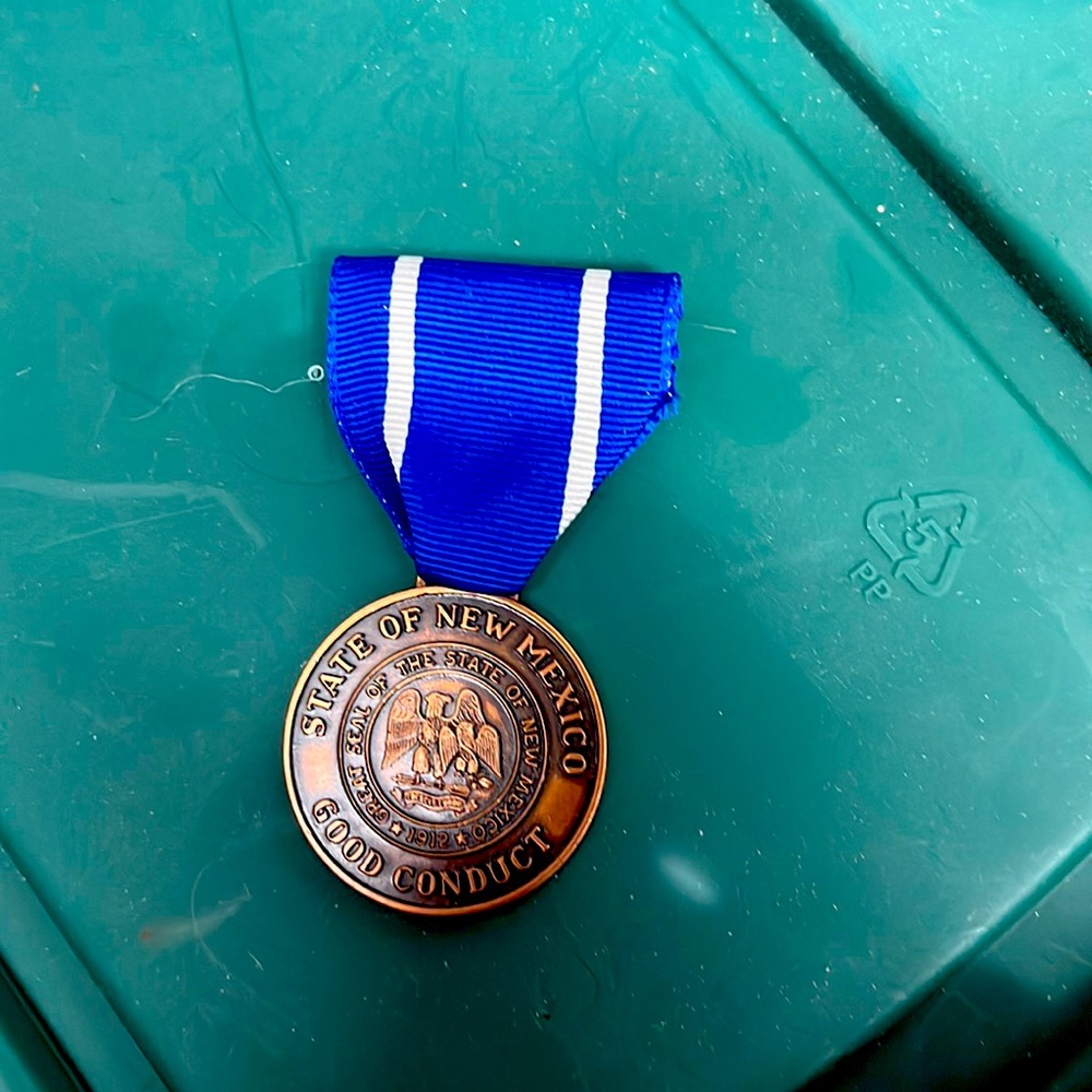 New Mexico National Guard good conduct medal.